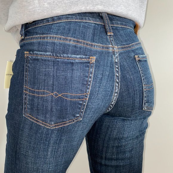 Lucky Brand Sweet Straight Jeans size 6 fits like 8 woman mid rise slim straight - Picture 3 of 8